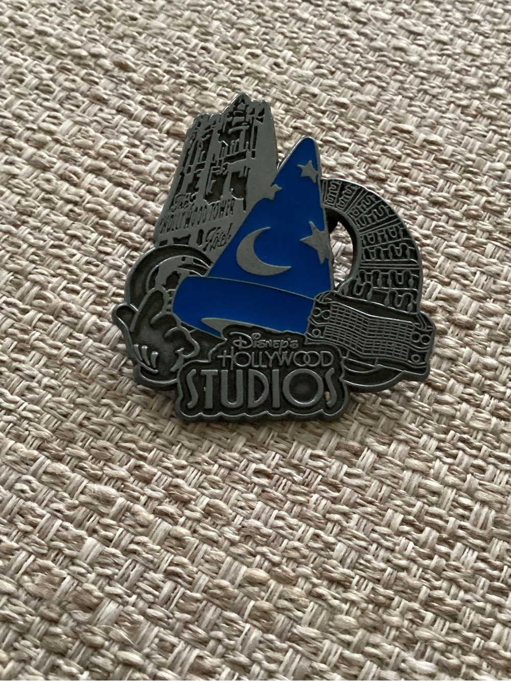Disney’s WDW Hollywood Studios Tower of Terror Sorcerer Hat Collectible Pin